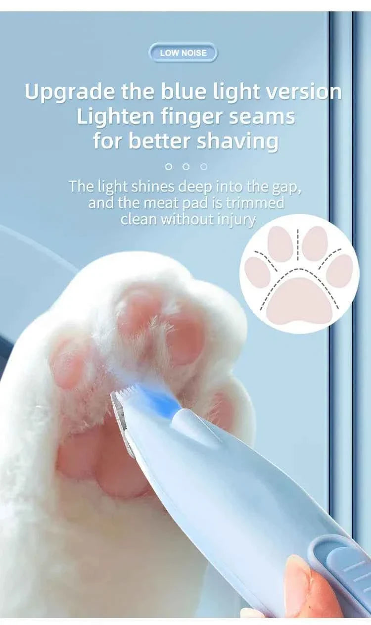 Quiet Electric Dog Paw Trimmer – Paw Hair Grooming Clipper