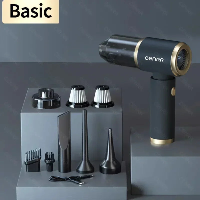 CENRR Car Vacuum Cleaner High Suction 210000PA Wireless Vacuum Cleaner Cordless Vacuum Cleaner High Pressure Cleaning Machine
