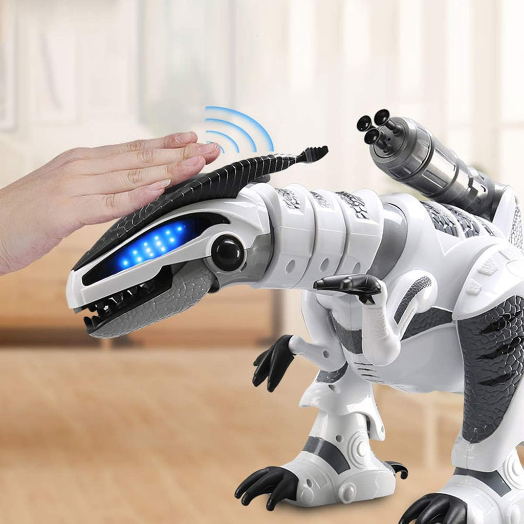 The DinoRover is Your Ultimate Interactive T-Rex Pal! - Remote Control Robot Dinosaur for Kids with Roaring Fun!