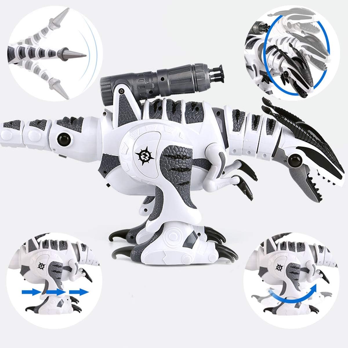 The DinoRover is Your Ultimate Interactive T-Rex Pal! - Remote Control Robot Dinosaur for Kids with Roaring Fun!