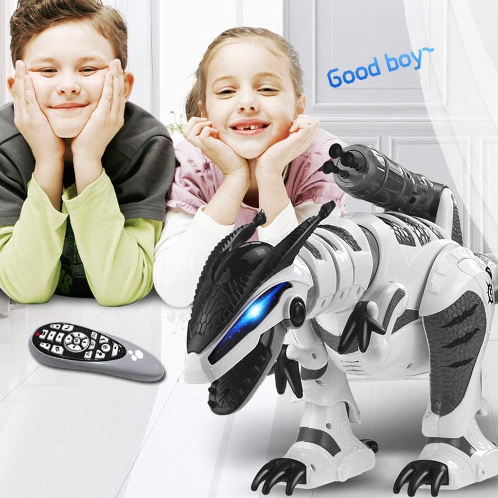 The DinoRover is Your Ultimate Interactive T-Rex Pal! - Remote Control Robot Dinosaur for Kids with Roaring Fun!