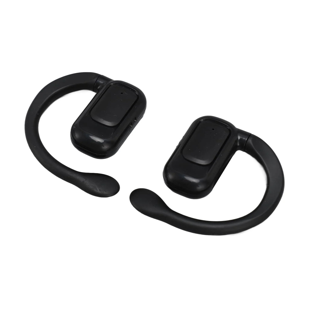 Translator Earbuds 144 Languages 3 Modes Bluetooth 5.3 Rechargeable Wireless Language Translator Earhooks Earbuds for Music Call Black