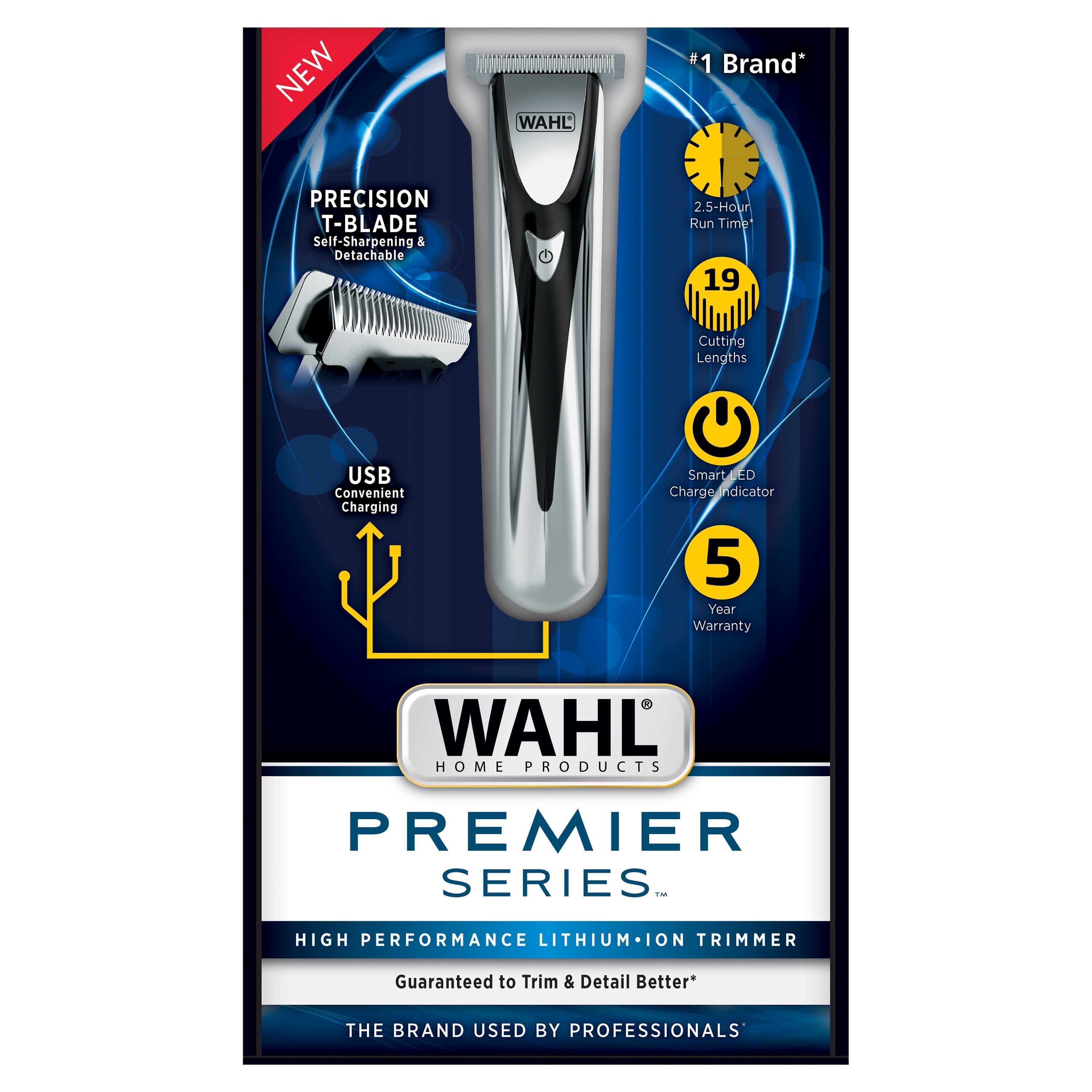 Premiere Series Lithium Trimmer with USB Charging for Men, 3023695