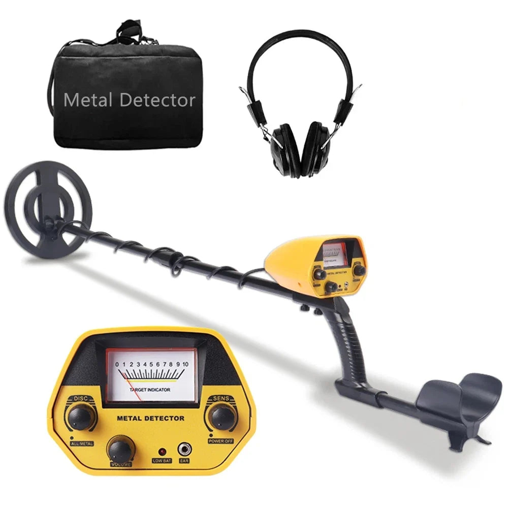 Professional Underground Metal Detector for Adults Waterproof Search Coil High Sensitivity Gold Silver Coin Treasure Hunter Adjustable Length Stem LCD Display Disc Mode Outdoor Beach Garden Archaeological Metal Detecting Equi