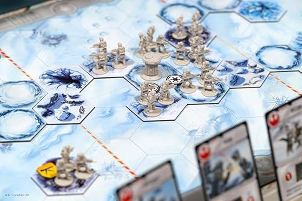 Star Wars: Battle of Hoth Board Game - Command the Imperial Army or Rebel Forces in a Fast-Paced Miniatures Strategy Game, Ages 8+, 2-4 Players, 30 Minute Playtime