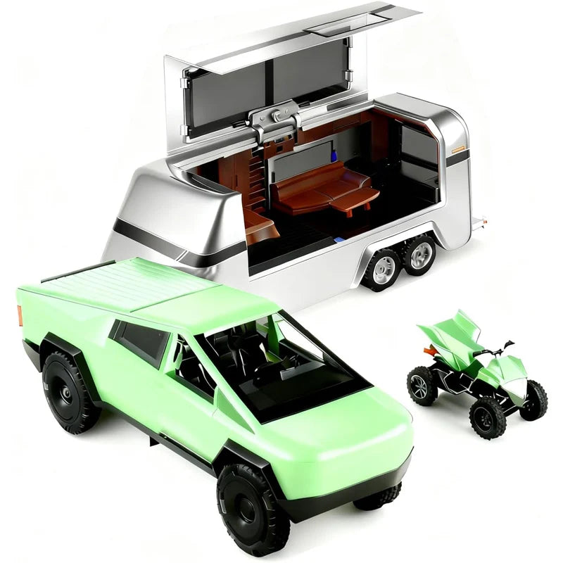 Diecast Metal Pickup Truck Toys for Boys Age 3-8 with Pull Back Toy Cars Gift for Kids