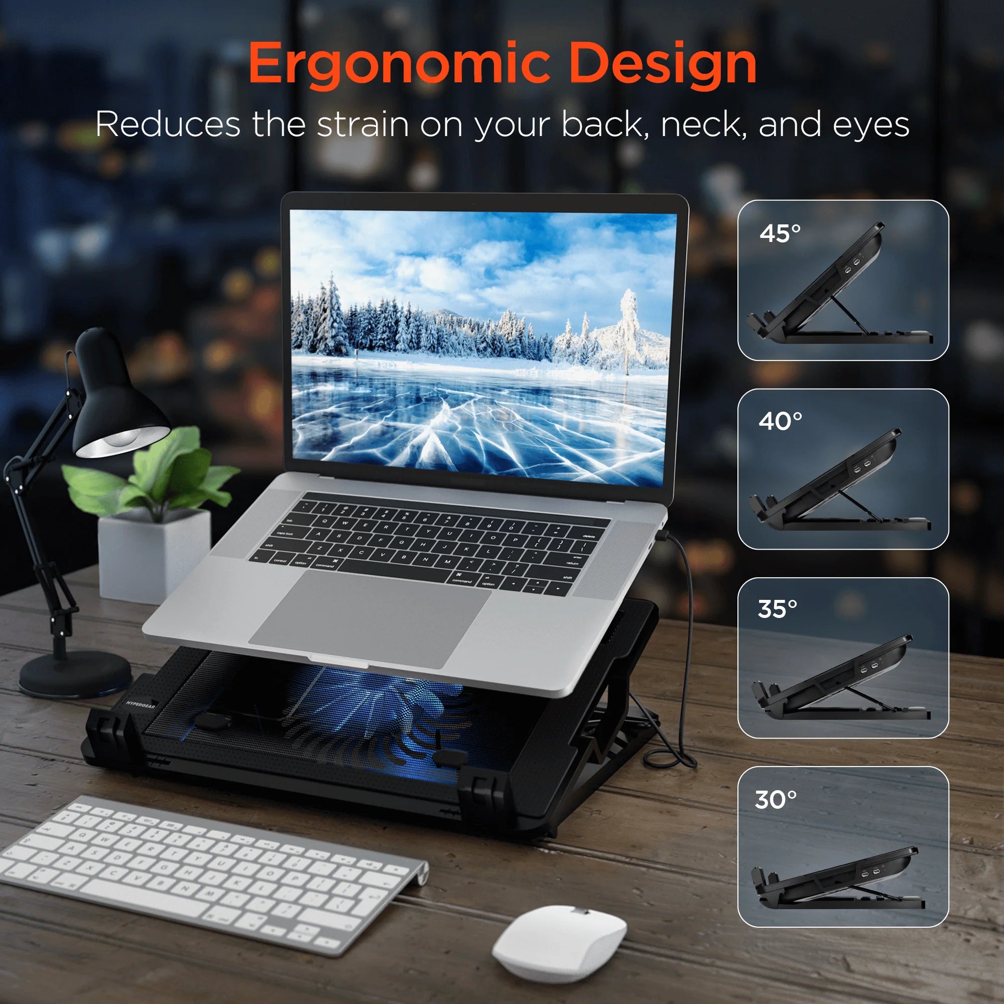 Hypergear Uprite Air Portable Laptop Cooling Stand