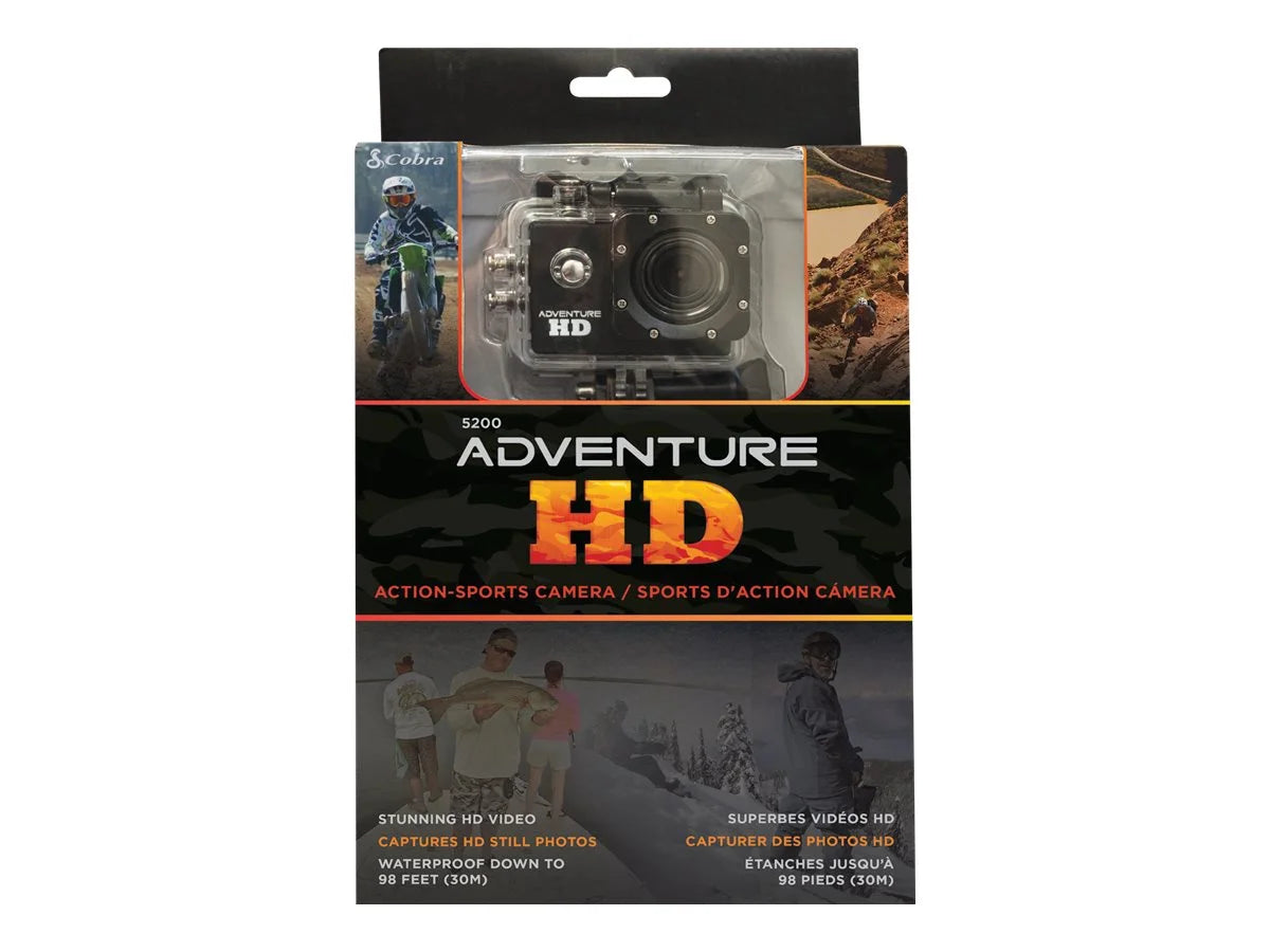 Electronics Adventure HD Action Camera 12MP Resolution LCD Waterproof