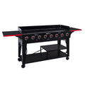 8 - Burner Liquid Propane Gas Grill and Side Tables