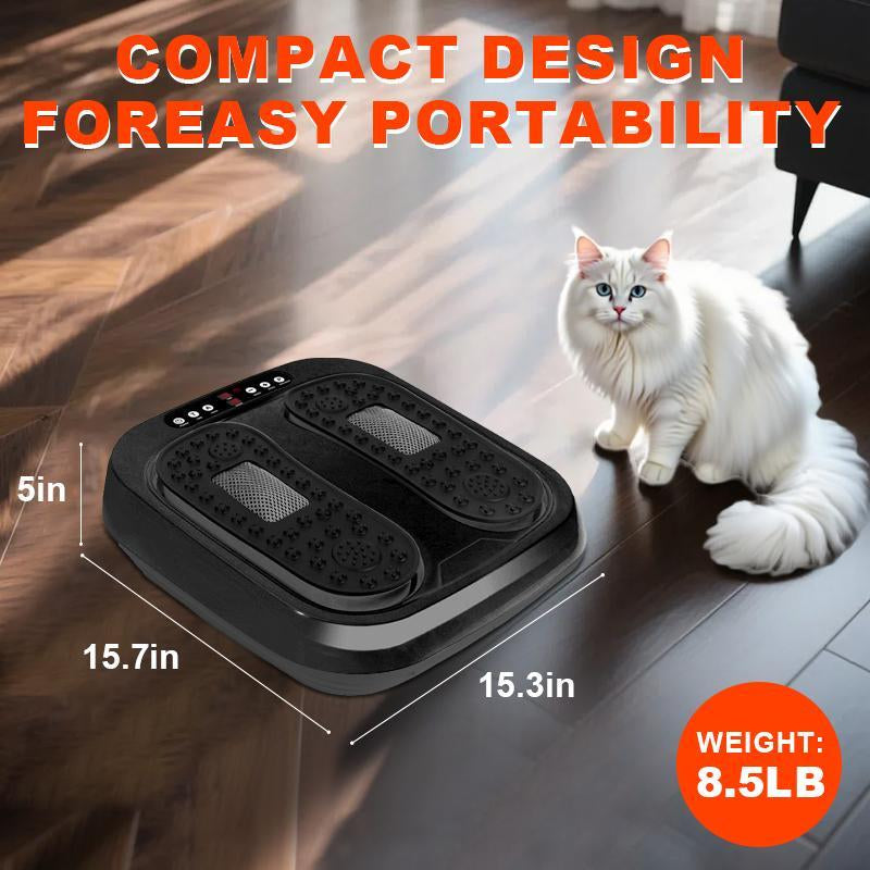 Multifunctional Foot Massager, Vibration Heating Electric Foot Circulation Stimulator, Foot, Leg, and Calf Relaxation Massage Device, Home Use with Remote Control Foot Massager.