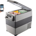 VEVOR 12 Volt Refrigerator, 58 Quart Car Refrigerator, Dual Zone Portable Refrigerator,Rv Refrigerator with 12/24V DC and 110-240V AC, Freezer Fridge Cooler, for Car, RV, Camping and Home Use