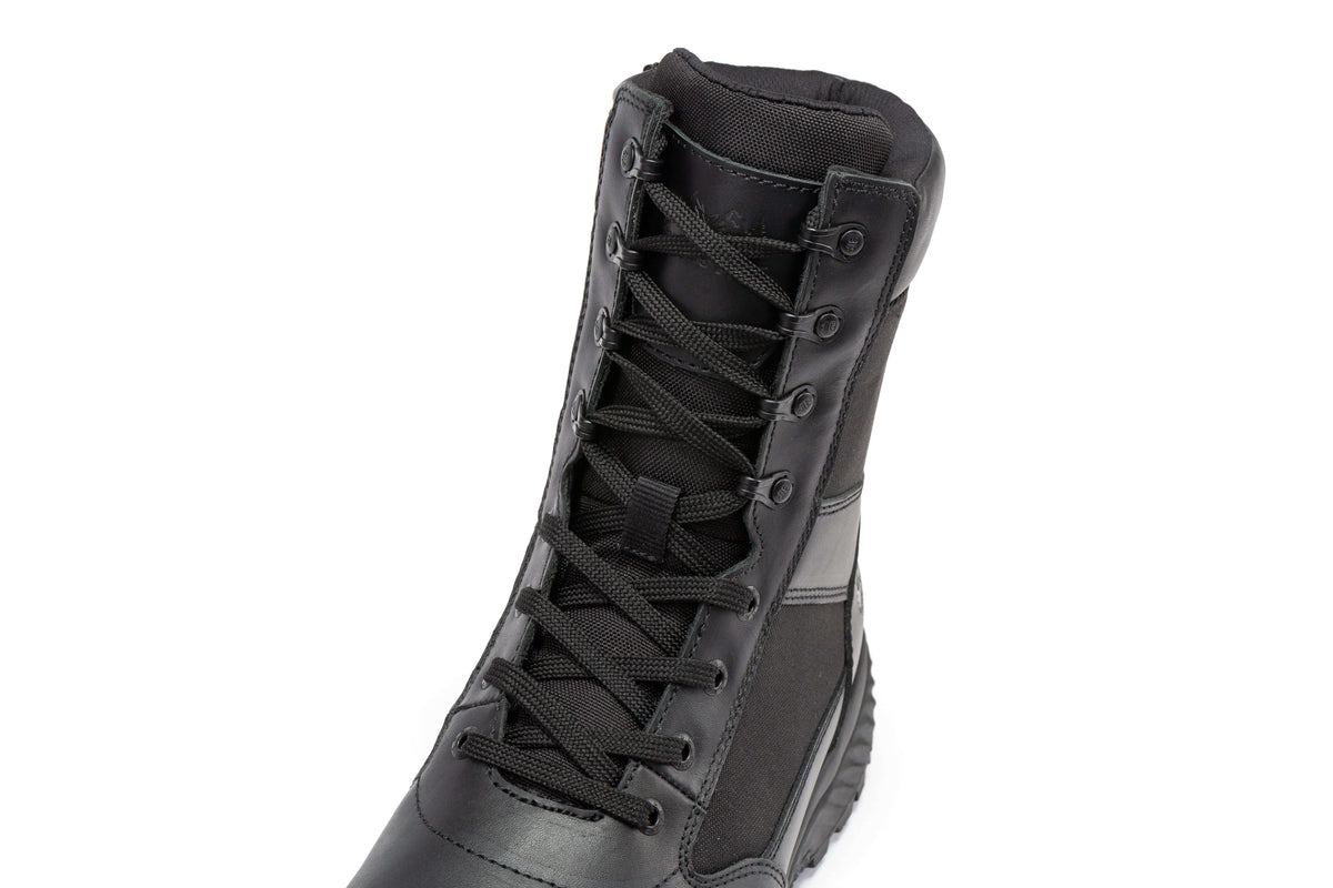 Botas Pro Black Men's 8 inch Side Zipper Military Tactical Boots BP703