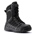 Botas Pro Black Men's 8 inch Side Zipper Rubber Sole Tactical Boots BMP110BK