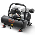 Air Compressor, 1 Gallon Steel Tank, 1HP 1.5 CFM 90PSI Oil Free Air Compressor & Max. 120PSI Pressure, 78Db Ultra Quiet Portable Compressor, for Auto Repair, Tire Inflation, Spray Painting