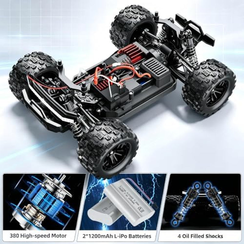 1:18 Fast RC Cars for Adults - 38+ KPH off Road Remote Control Car