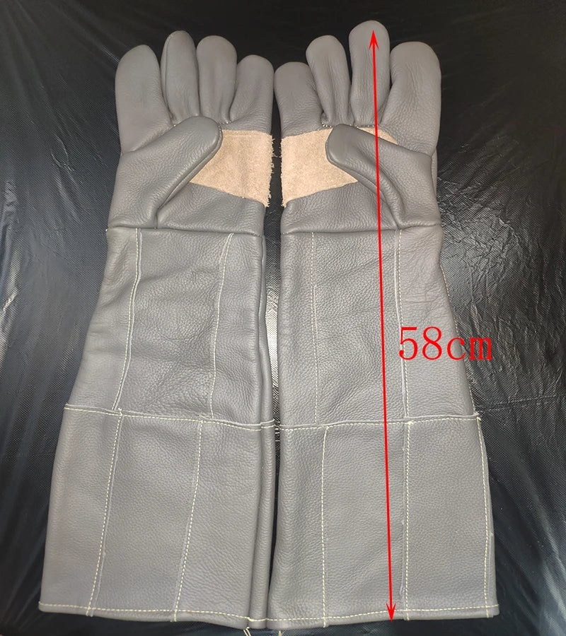 Pet Dog Cat Gloves Bite Scratch Resistant Animal Handling Protection Strong Tendon Animal Bath Waterproof Grooming Supplies
