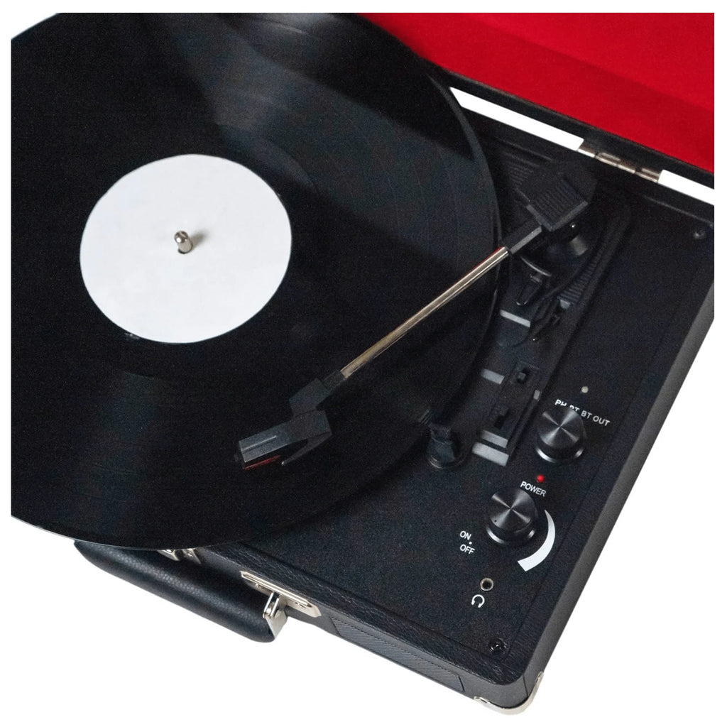 Victor Metro Dual Bluetooth Suitcase 3-Speed Turntable
