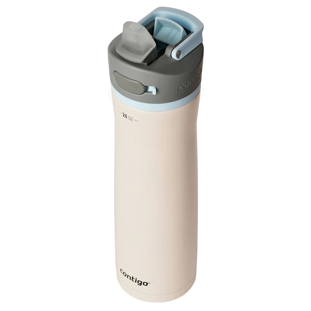 Contigo Wells Chill Stainless Steel 24Oz Water Bottle with Autospout Straw Lid and Filter