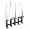 500 Lbs 5 Spinning Adjustable Fishing Pole Wall Mounted Racks