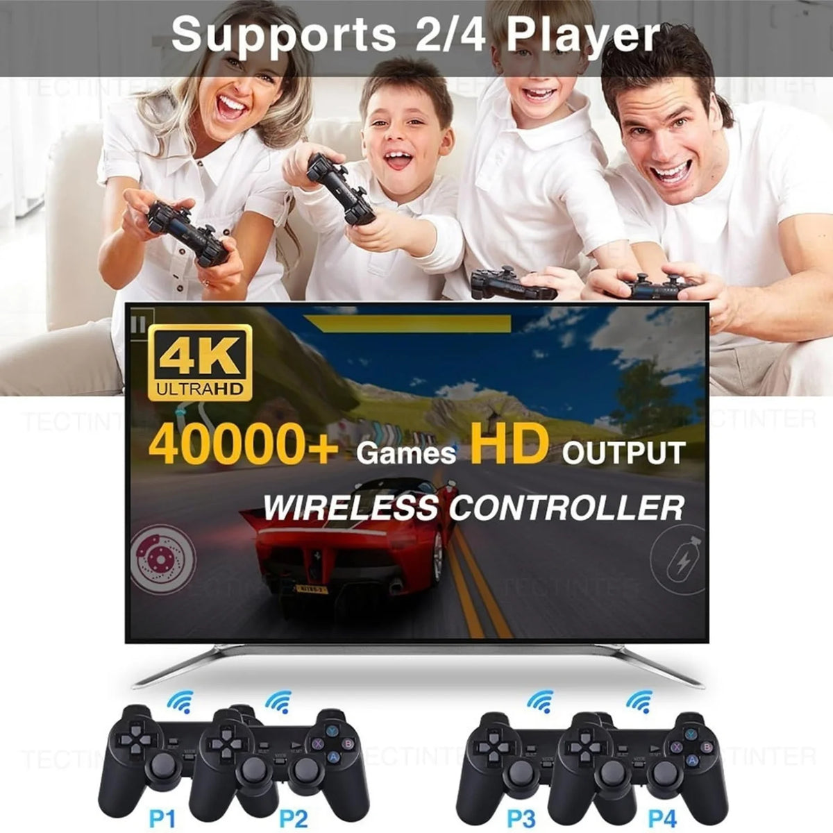 G11 Pro 4K HD Game Stick 256G Built-In 60000+ Retro Games