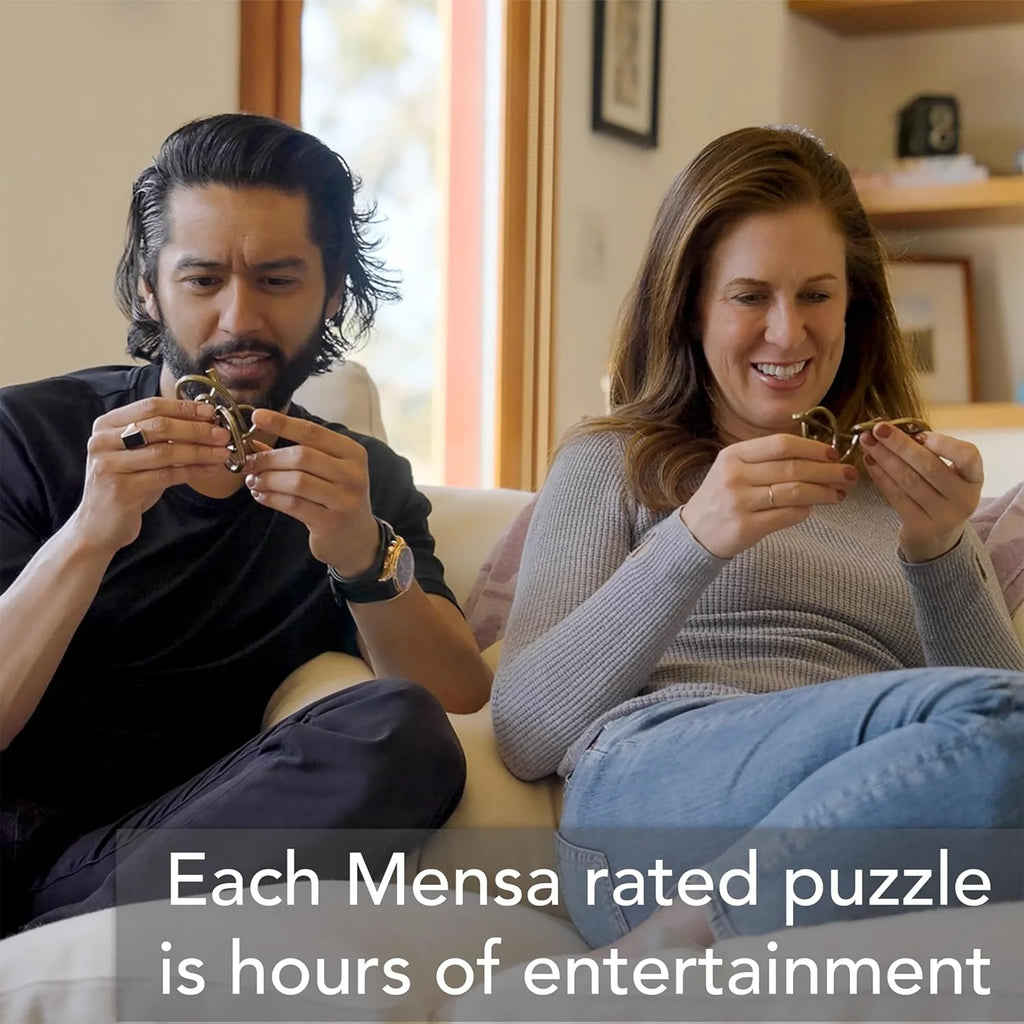 Bepuzzled, Legend of Zelda Triforce Hanayama Cast Brain Teaser Mensa Rated Level 5, for Ages 12 and Up