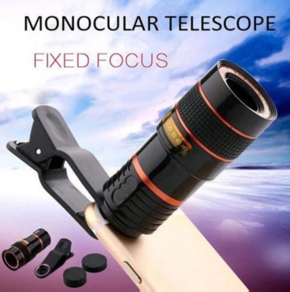 HD Optical Zoom Smartphone Lens with Universal Clip – Cool Photography Gift for Phone Users