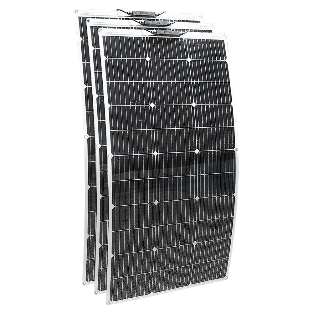 Flexible Solar Panel Charger 100W-1000W for Camping RV Boat Car Home Use 12V 24V Battery Charging Foldable Sun Energy Converter