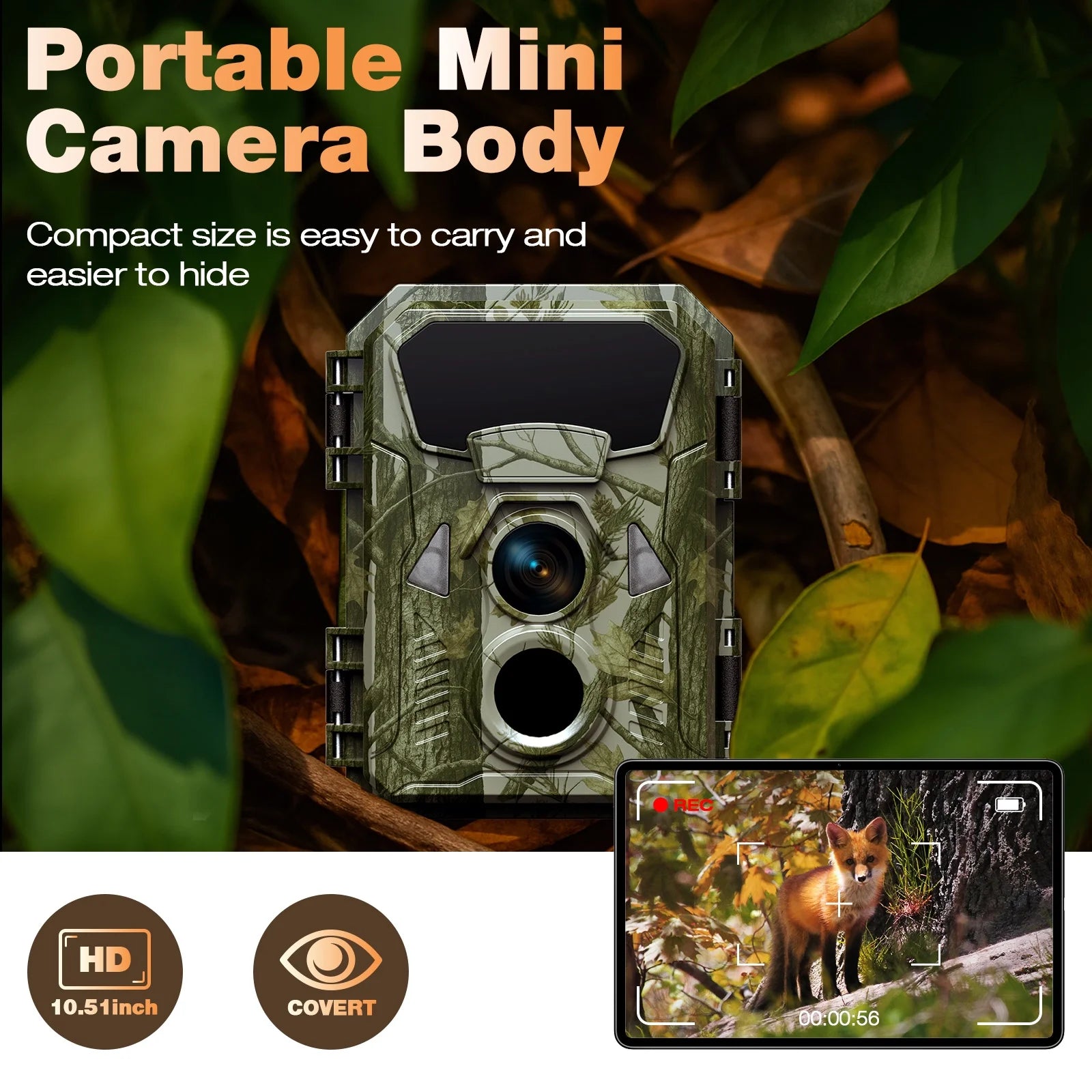 Trail Camera 4K 48MP Game Deer Hunting Camera with Night Vision Motion Activated Waterproof
