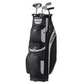Golf Cart Bag with 14 Way Organizer Divider Top, 36 13 Pockets Premium Cart Bag, Durable Golf Bags with Handles & Dust Cover & Detachable Straps for Men & Women, Black Color-Block