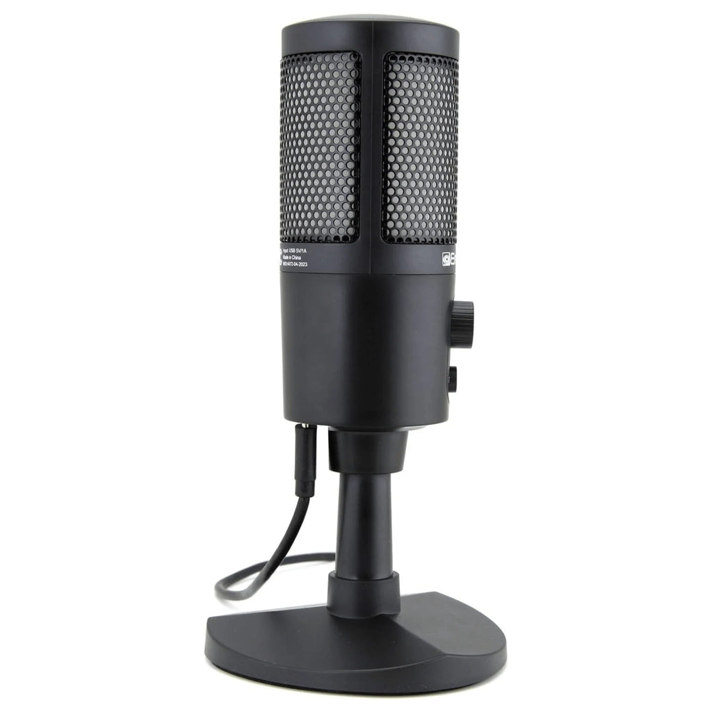 Emerson USB Gaming & Streaming Microphone with RGB Lighting with Tap-To-Mute