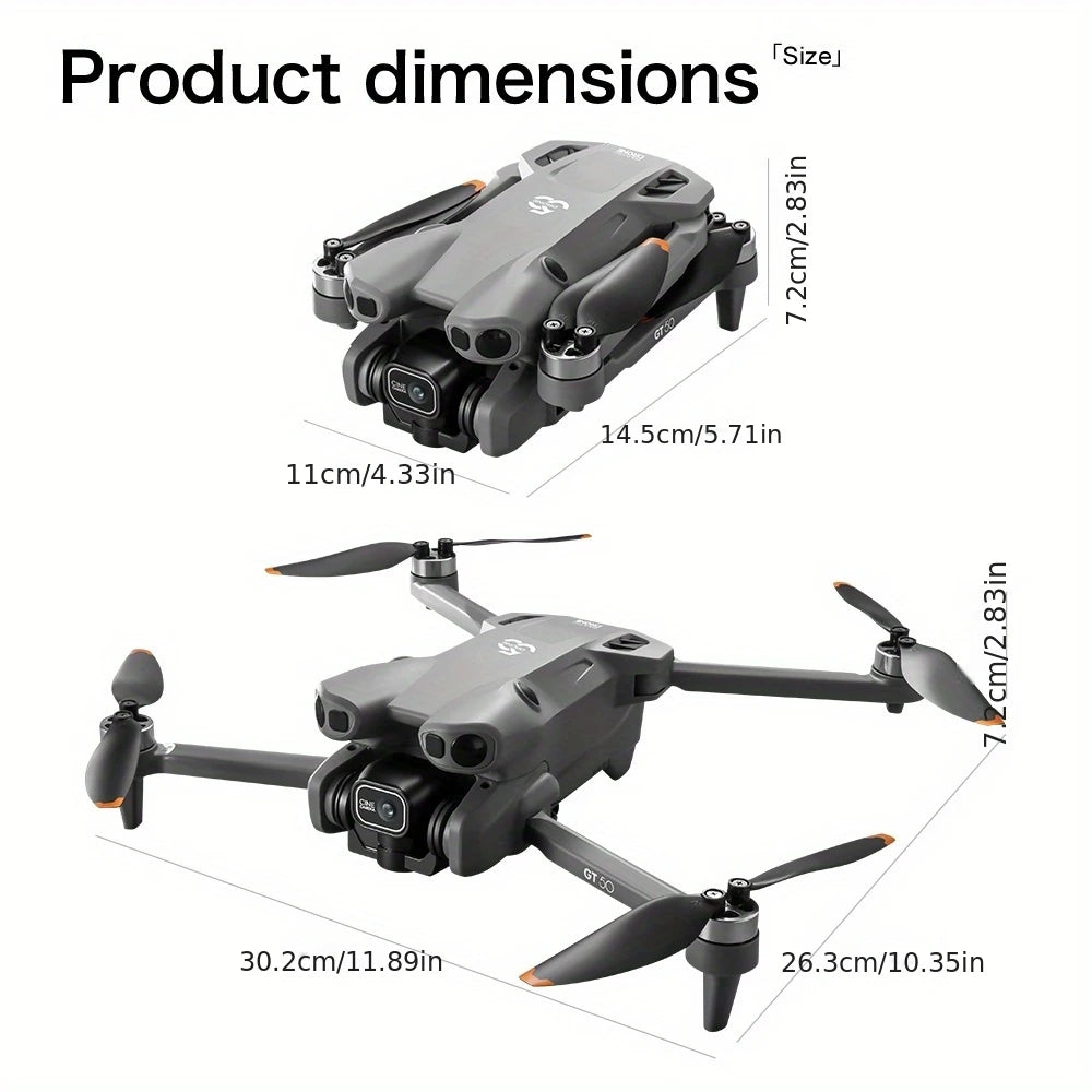 2025 GT50 Drone HD Dual Camera, Screen Control No Phone Needed, One-Key Takeoff/Return, Wi-Fi App, USB Charging, Drop-Resistant,
