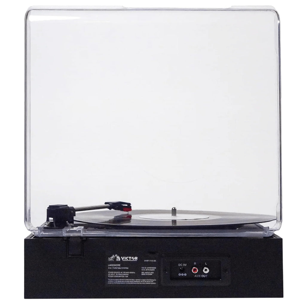 Victor Lakeshore 5-In-1 Hybrid BT Turntable System Black - Refurbished