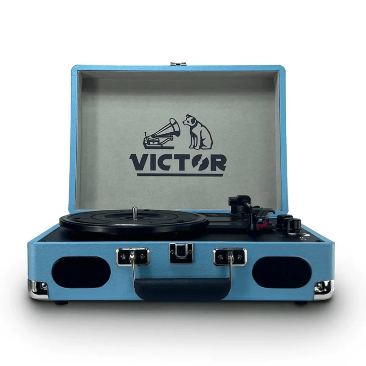 Victor Metro plus Portable Dual Bluetooth Suitcase Turntable