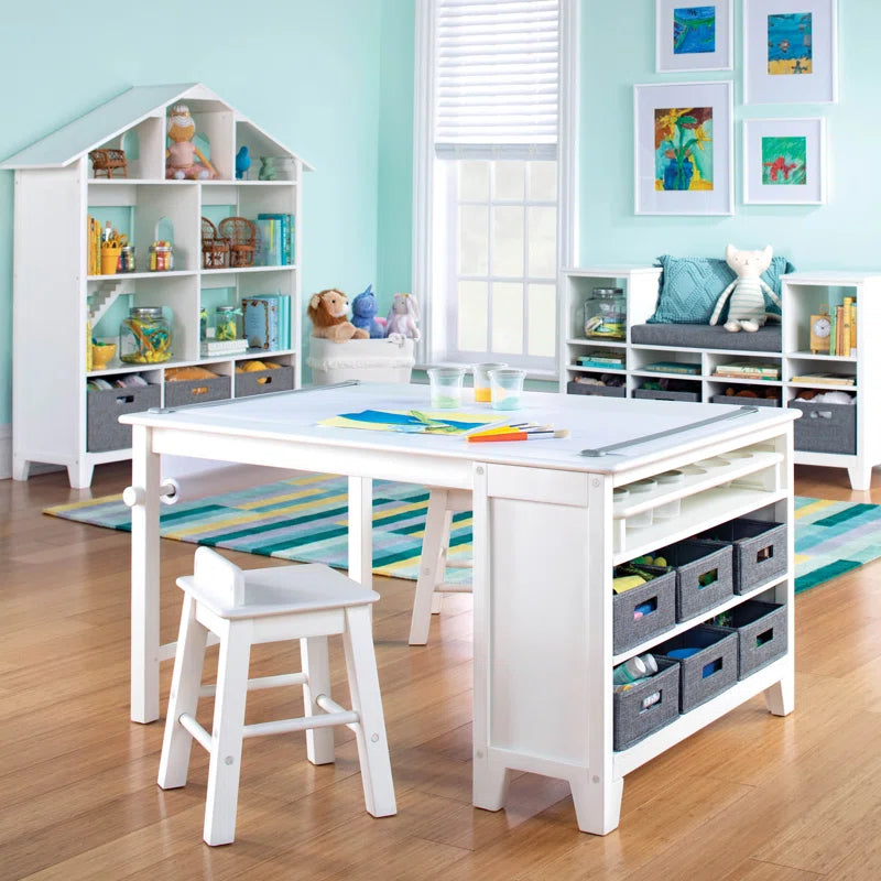 Living & Learning Kids Art Table and Stools Set