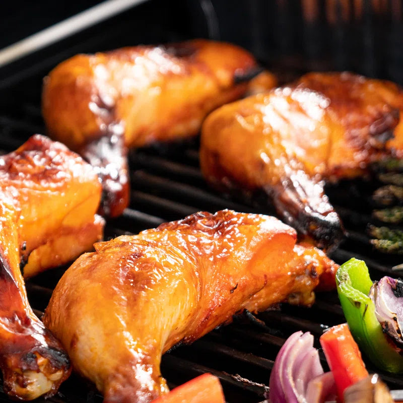 8 - Burner Liquid Propane Gas Grill and Side Tables