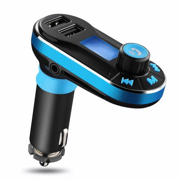 Car Wireless FM Transmitter Dual USB Charger Hands-Free – Practical Tech Gift for Drivers