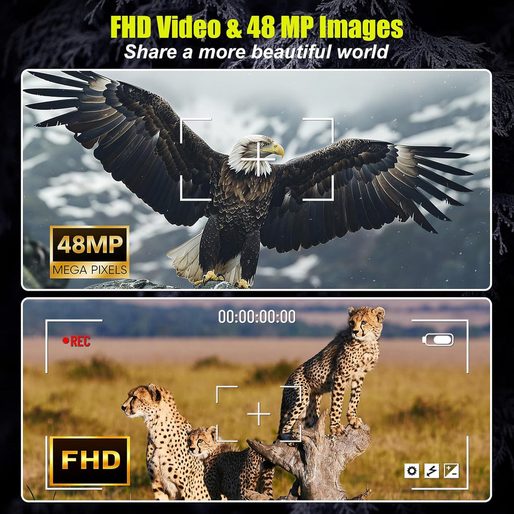 Night Vision Goggles 8X Digital Zoom, 300M Night Vision Binoculars with 7-Level IR, 32GB Card & LED Flashlight, Gifts for Men, Dad, Husband, Boyfriend for Camping and Birdwatching