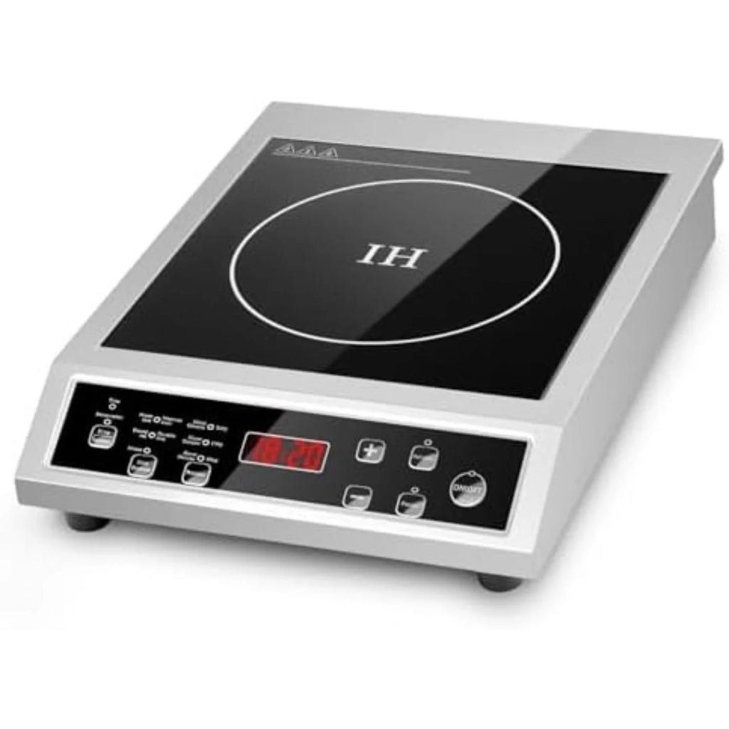 Portable Induction Cooktop, 3500W Countertop Burner, 8 Heat Settings Heat Settings & Stainless Steel Housing, 24H Appointment Scheduling