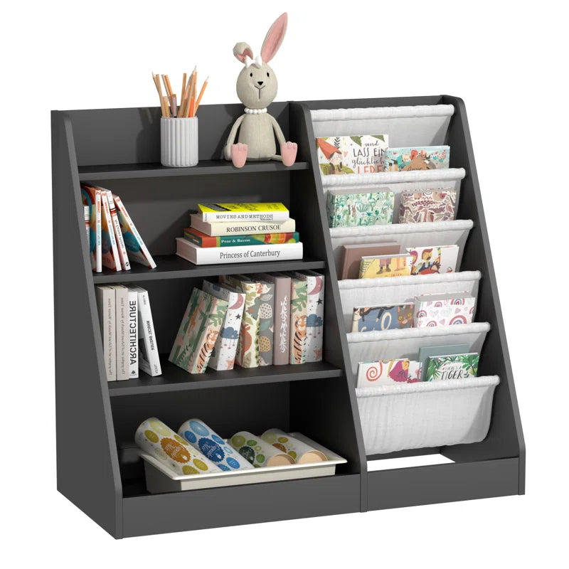 Maggiorina Kids Standard Bookcase, Storage Book Rack, Organizer Cabinet, Book Display
