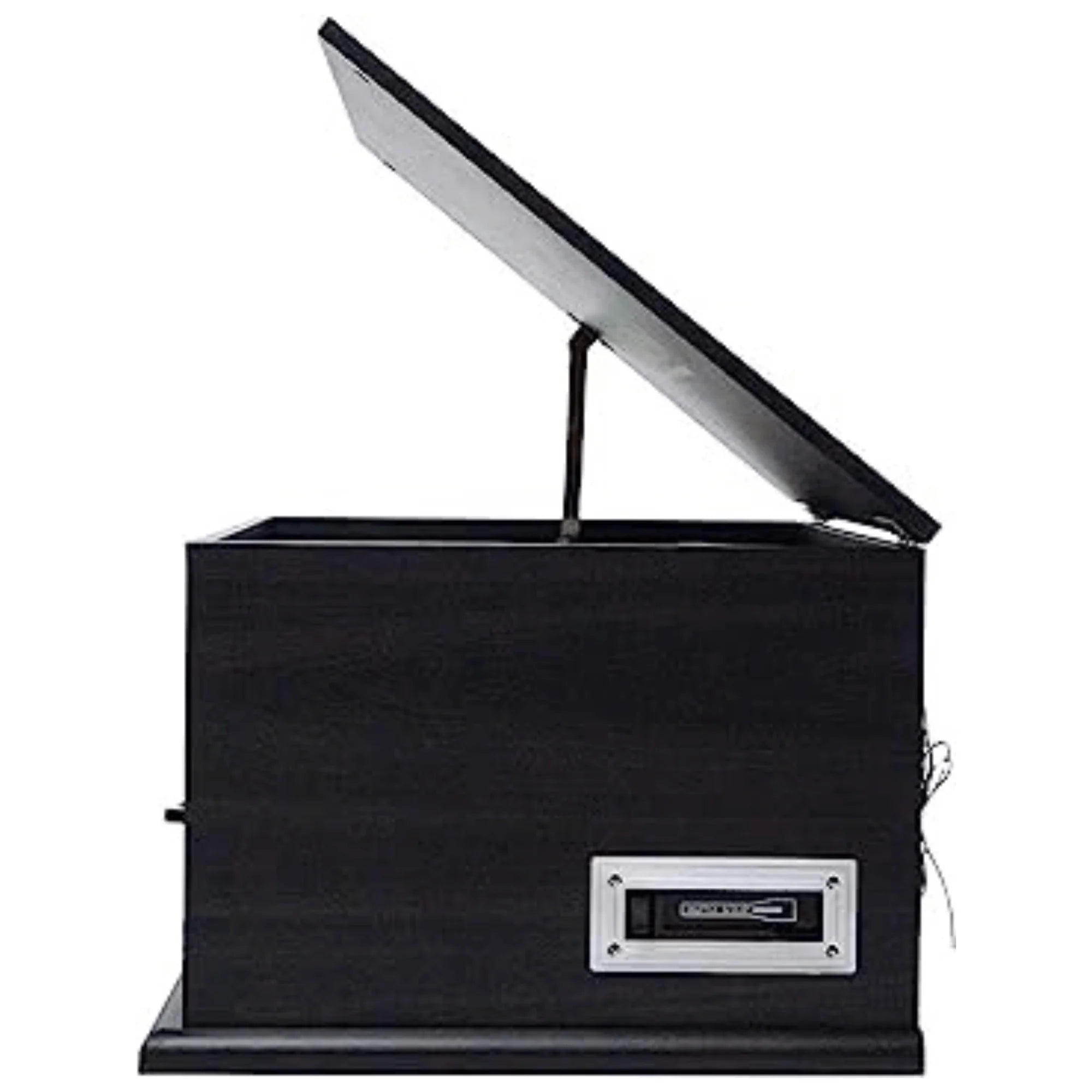 Victor State 7-In-1 Wood Music Center with 3-Speed Turntable and Dual Bluetooth
