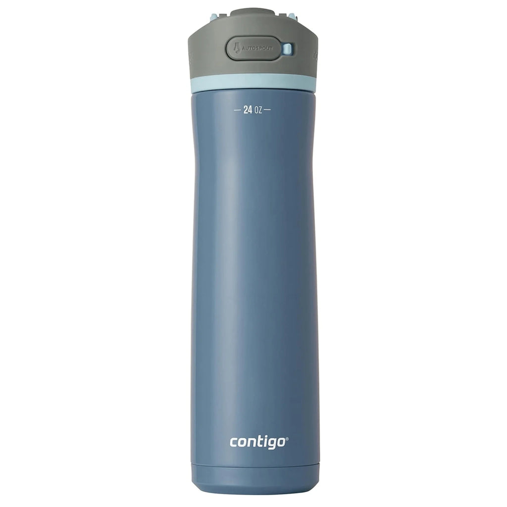 Contigo Wells Chill Stainless Steel 24Oz Water Bottle with Autospout Straw Lid and Filter