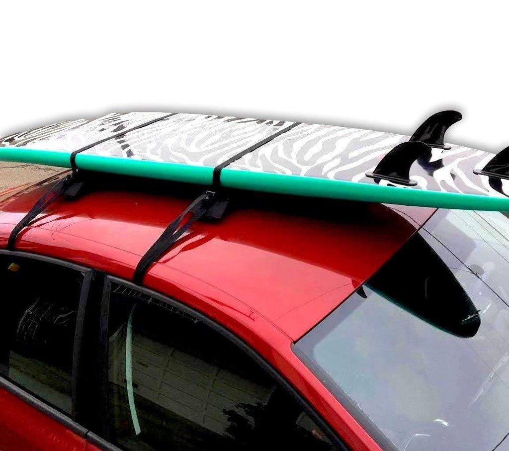 DORSAL Soft Roof Rack Pads & Straps – Essential Adventure Gift for Surfers & Snowboarders