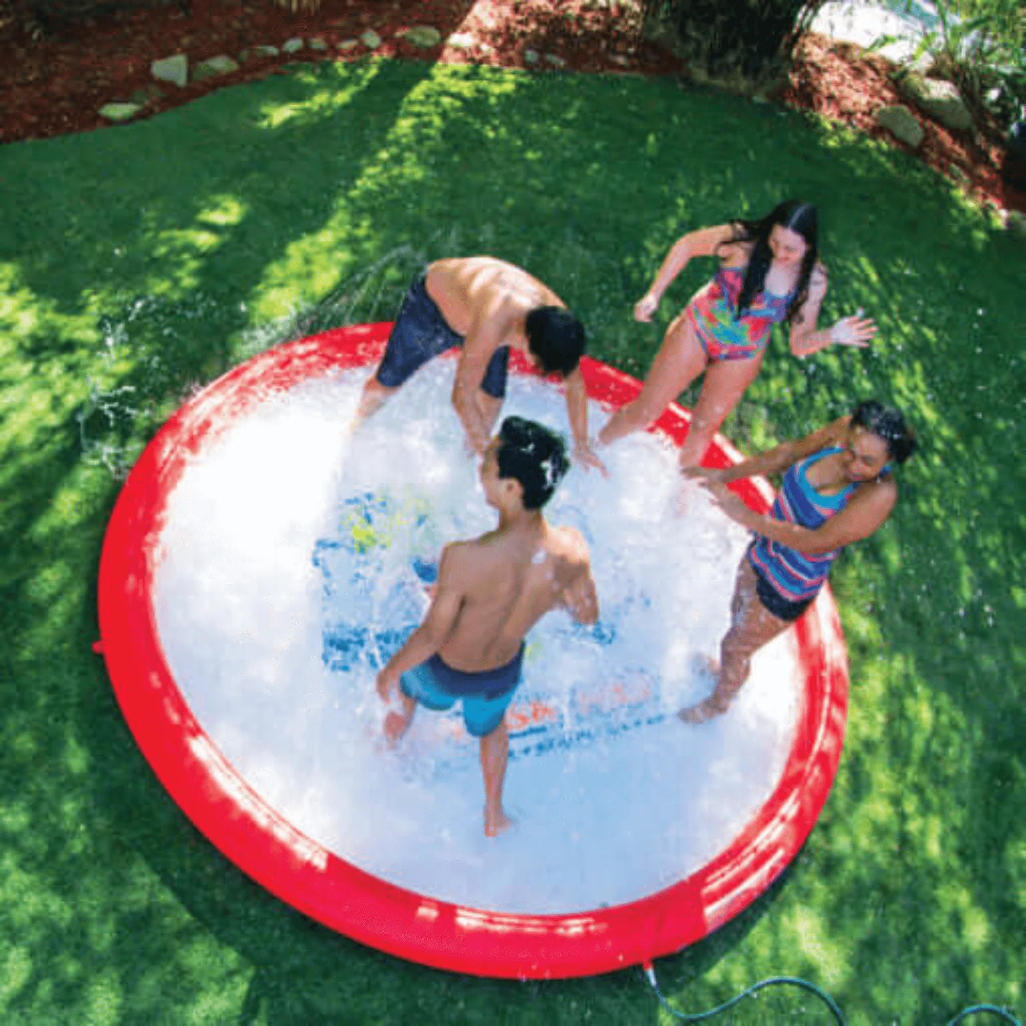 WOW Watersports Splash Pad 10' W Built-In Adjustable Sprinkler System and Thick PVC