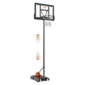 Basketball Hoop, 4-10 Ft Adjustable Height Portable Backboard System, 44 Inch Basketball Hoop & Goal, Kids & Adults Basketball Set with Wheels, Stand, and Fillable Base, for Outdoor/Indoor