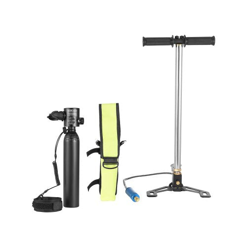 Scuba Tank, 0.5L Portable Diving Tank, Diving Oxygen Cylinder Support